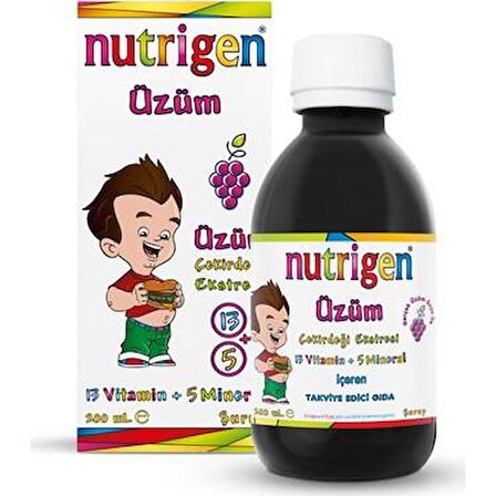 Nutrigen Üzüm Çekirdeği Ekstreli Şurup 200 ml