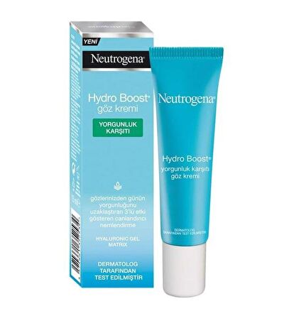 Neutrogena Hydro Boost Yorgunluk Karşıtı Göz Kremi, 15 ml - Diş Beyazlatıcı Köpük Hediye