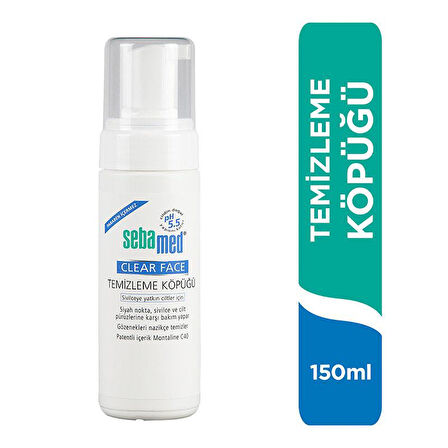 Sebamed Clear Face 150 ml Yüz Temizleme Köpüğü - Diş Beyazlatıcı Köpük Hediye