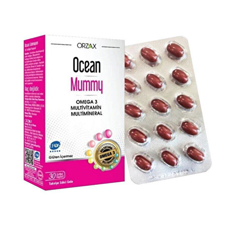 Ocean Mummy 30 Kapsül - Diş Beyazlatıcı Köpük Hediye