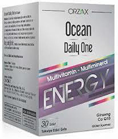 Ocean Daily One Energy 30 Tablet - Diş Beyazlatıcı Köpük Hediye