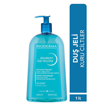 Bioderma Atoderm Gentle Shower Gel 1Lt - Diş Beyazlatıcı Köpük Hediye