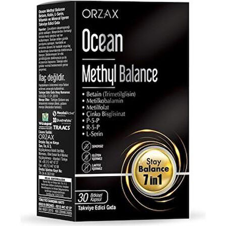 Ocean Methyl Balance Takviye Edici Gıda 30 Kapsül - Diş Beyazlatıcı Köpük Hediye