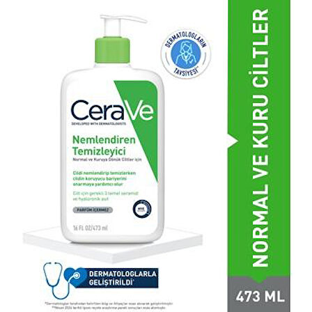 Cerave Hydrating Cleanser Nemlendiren Temizleyici 473 ML - Diş Beyazlatıcı Köpük Hediye