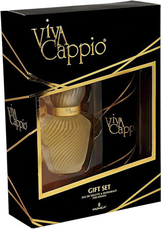 Viva Cappio Kadın Parfüm Seti Classic Edt 60ml + 150ml Deodorant - Diş Beyazlatıcı Köpük Hediye