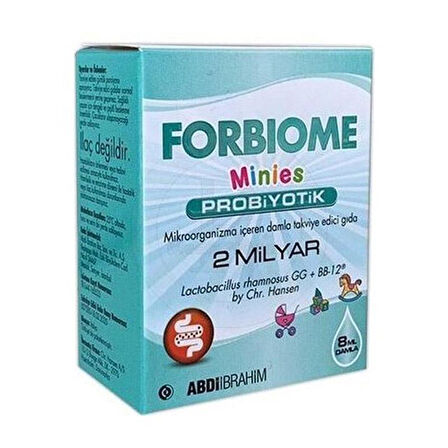 Forbiome Minies Probiyotik Damla 8 ml