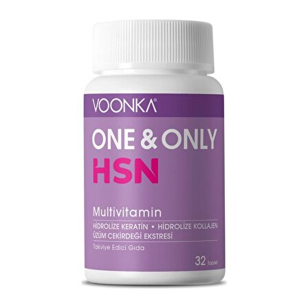 Voonka One And Only HSN Multi̇vi̇tami̇n 32 Tablet