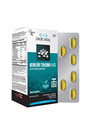 Kenevir Tohumu Yağı 30 Yumuşak Kapsül