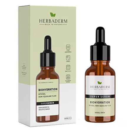 Herbaderm Bio Hydration Nemlendirici Besleyici Serum 30 ml