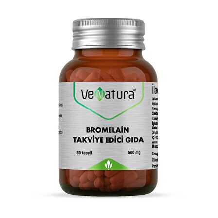 VeNatura Bromelain Takviye Edici Gıda 60 Kapsül