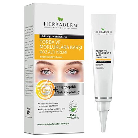 Herbaderm Göz Çevresi Aydınlatıcı Bakım Kremi 15 ml