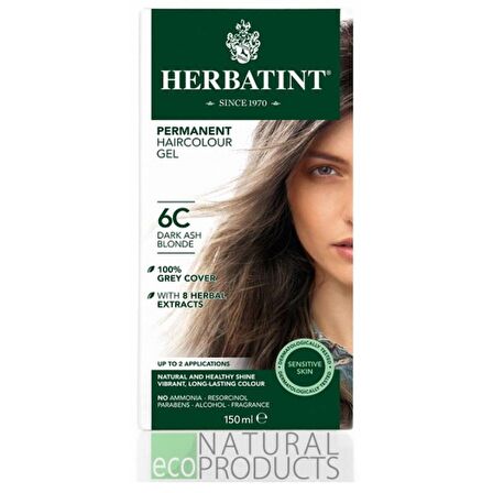 Herbatint Saç Boyası 6C Dark Ash Blonde