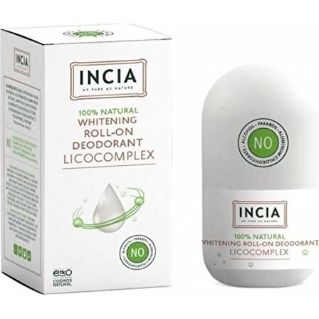 INCIA Whitening Beyazlatıcı Doğal Deodorant 50 ml