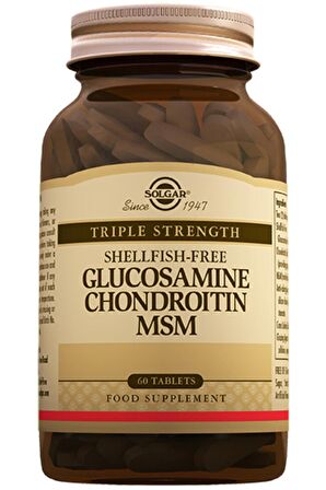 Solgar Glucosamine Chondroitin MSM 60 Tablet