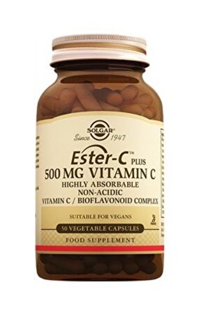 Solgar Ester-C Plus 500 mg 50 Kapsül