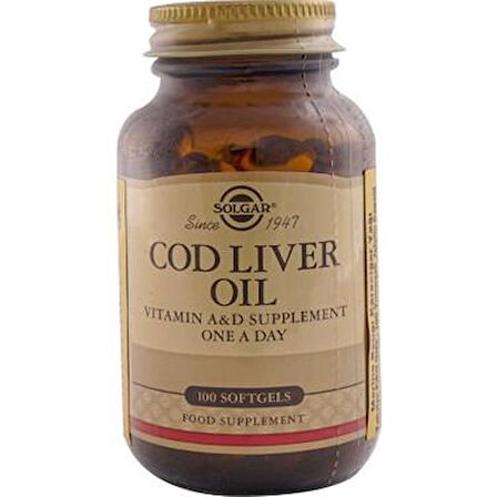 Solgar Cod Liver Oil 100 Kapsül