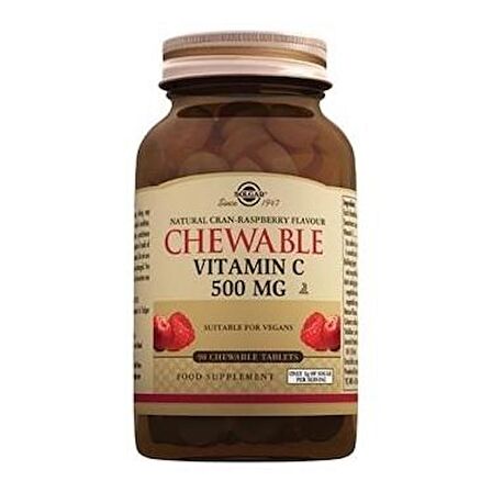 Solgar Chewable Vitamin C 500 mg 90 Tablet