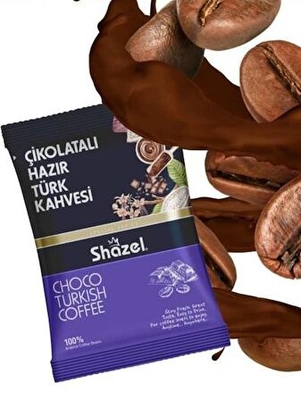 Shazel 100 gr 3'lü Çikolatalı Türk Kahvesi