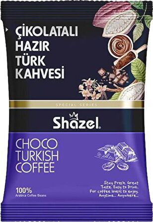 Shazel 100 gr 3'lü Çikolatalı Türk Kahvesi