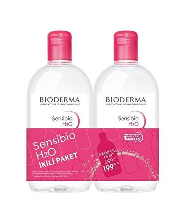 BiodermaBioderma Sensibio H2O 500 ML İkili Paket