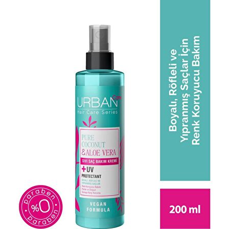 Urban Care Pure Coconut Aloe Vera Saç Bakım kremi