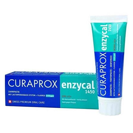 Curaprox Enzycal 1450 PPM Diş Macunu 75 ML