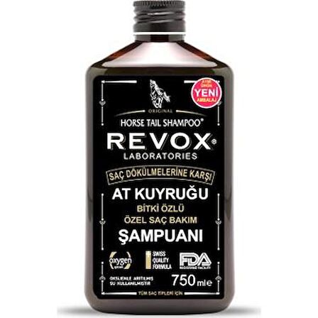 Revox At Kuyruğu Bitki Özlü 750 ml Şampuan