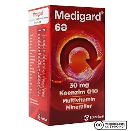 Medigard Vitamin Mineral Compleks CoQ10 60 Tablet