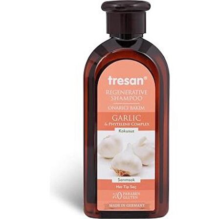 Tresan Sarımsak Onarıcı Bakım Şampuanı ( Kokusuz ) 300 ml