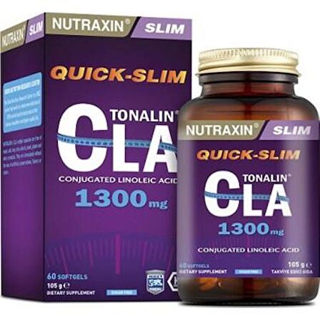 Nutraxin Quick Slim Tonalin CLA 1300mg 60Kapsül