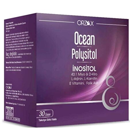 Orzax Ocean Polysitol Takviye Edici Gıda 30 Saşe - Folik Asit 400 μg