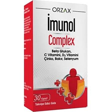 Orzax Ocean İmunol Complex Takviye Edici Gıda 30 Kapsül