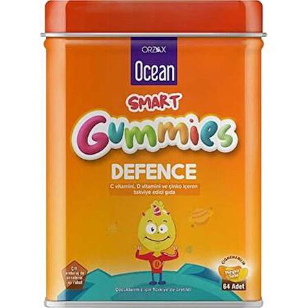 Orzax Ocean Smart Gummies Defence 64 Adet Çiğnenebilir Jel