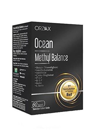 Orzax Ocean Methyl Balance Takviye Edici Gıda 60 Kapsül