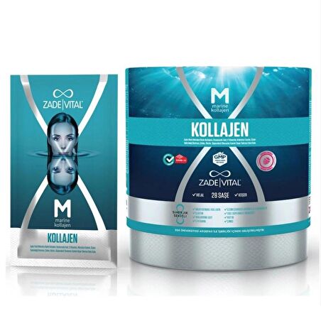 Zade Vital Marine Collagen + Hyaluronic Acid 28 Saşe