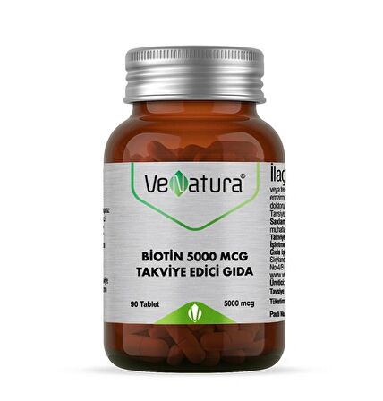 VeNatura Biotin 5000 mcg 90 Tablet
