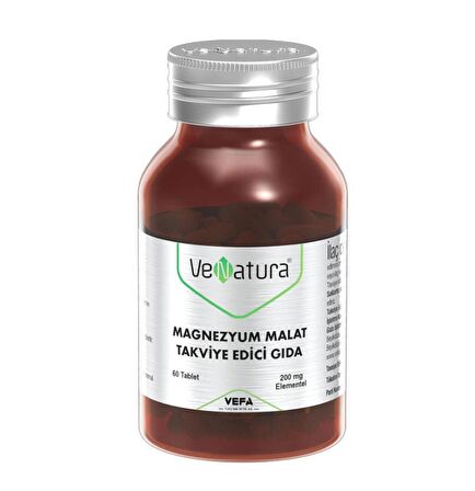 VeNatura Magnezyum Malat Takviye Edici Gıda 60 Tablet