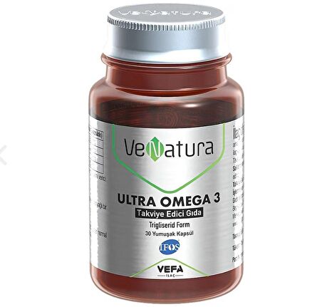 VeNatura Ultra Omega 3 Takviye Edici Gıda 30 Kapsül