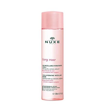 Nuxe Very Rose 3 in 1 Nemlendirici Temizleme Suyu 200 ml