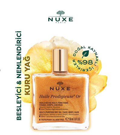 Nuxe Huile Prodigieuse Or Altın Parıltılı Kuru Yağ 50 ml