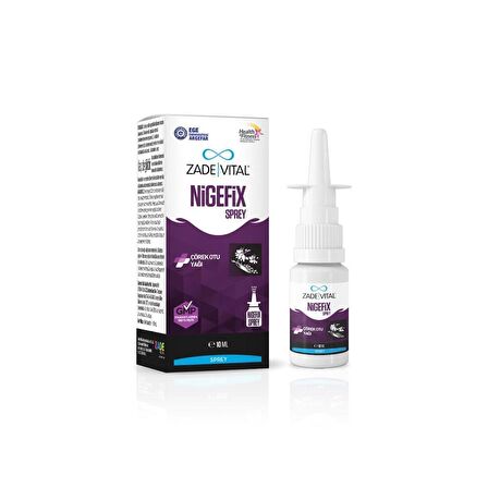 Zade Vital Nigefix Nazal Sprey 10 ml