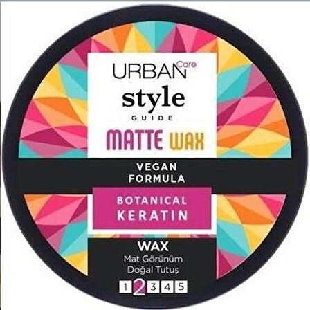 Urban Care Style Guide Doğal Ve Mat Görünüm Sağlayan Wax Esnek Tutuş 100 ml