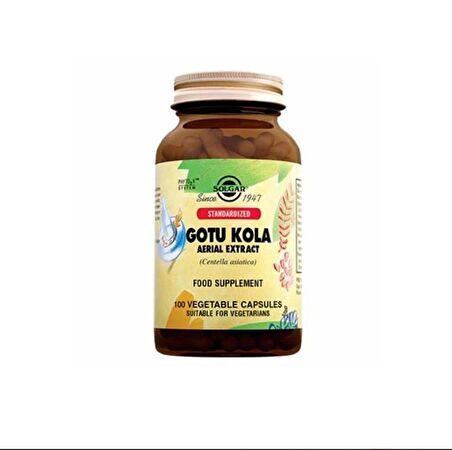 Solgar Gotu Kola Aerial Extract 100 Kapsül