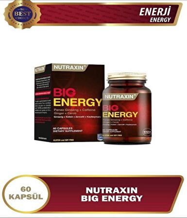 Nutraxin Big Energy 60 Kapsül