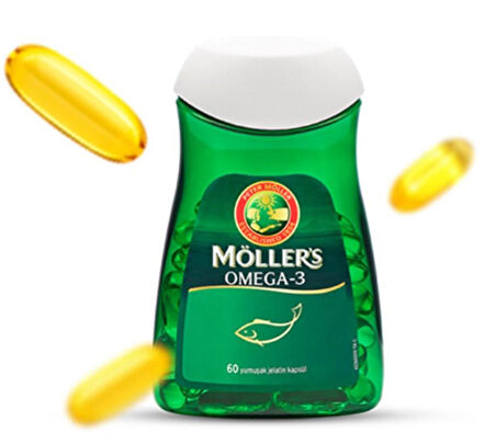 Möller's Omega-3 Takviye Edici Gıda 60 Yumuşak Kapsül