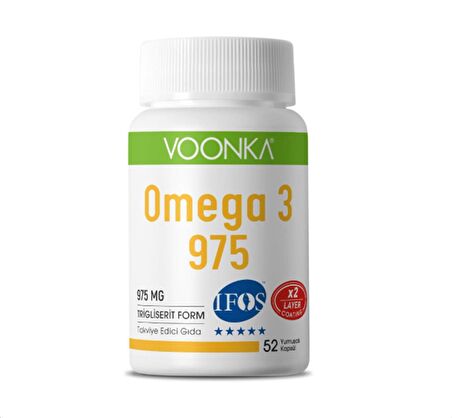 Voonka Omega 3 975 Yumuşak Kapsül 52 Adet