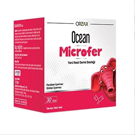 Orzax Ocean Microfer Takviye Edici Gıda 30 Saşe