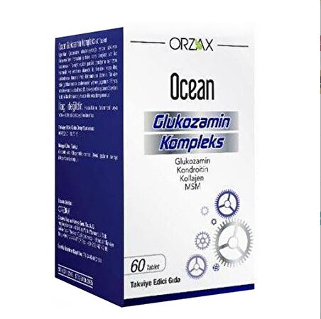 Orzax Ocean Glukozamin Kompleks 60 Tablet