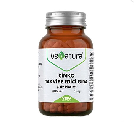 Venatura Çinko 15 mg 60 Kapsül