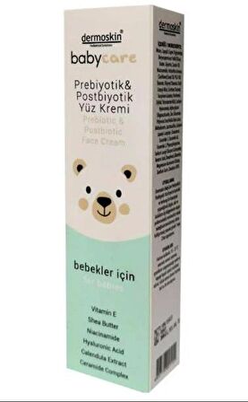 Dermoskin BabyCare Prebiyotik ve Postbiyotik Yüz Kremi 50ml